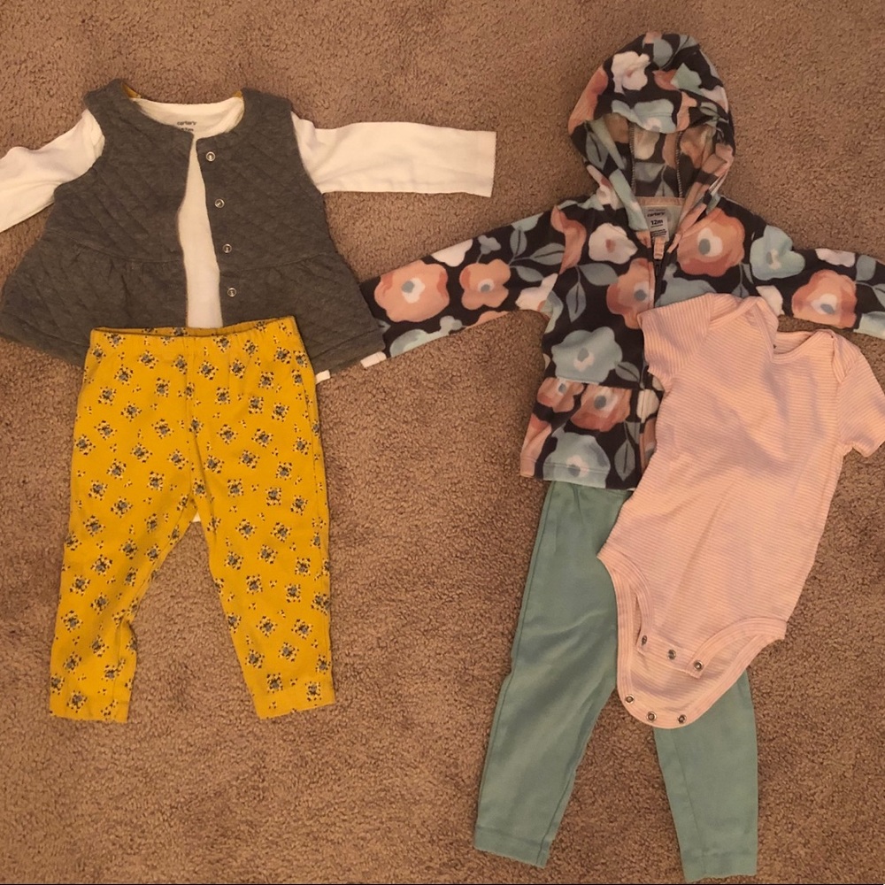12 month toddler girl clothing sets